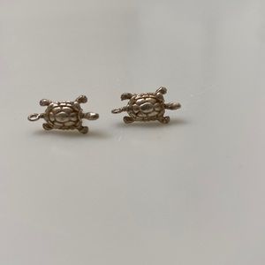Turtle stud earrings- back not included